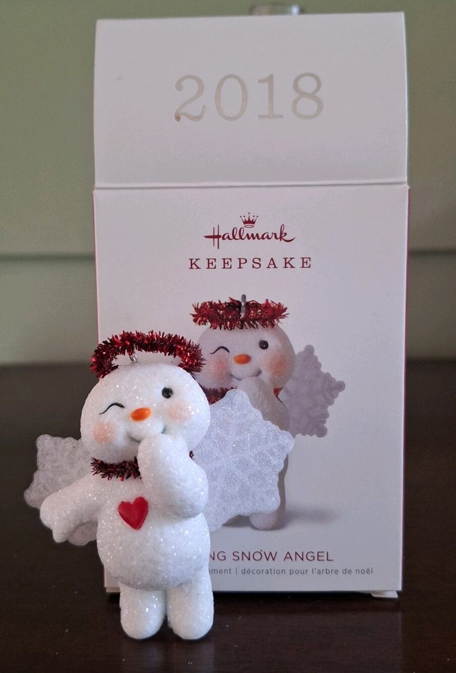 2018 Hallmark Keepsake Ornament "Shining Snow Angel" Snowman QGO1963